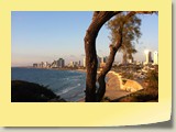 netter Ausblick von Jaffa über die gesamte Bucht
